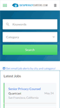 Mobile Screenshot of dataprivacycareers.com